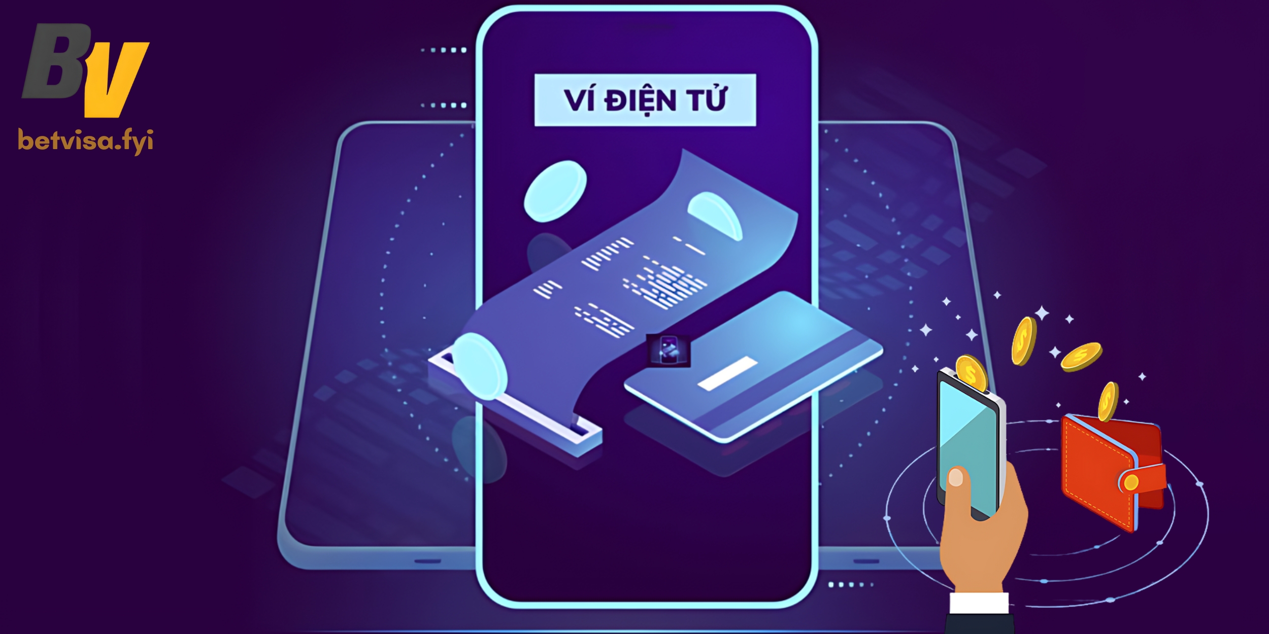 Thực hiện rút tiền từ Bet visa về ví bằng ví điện tử